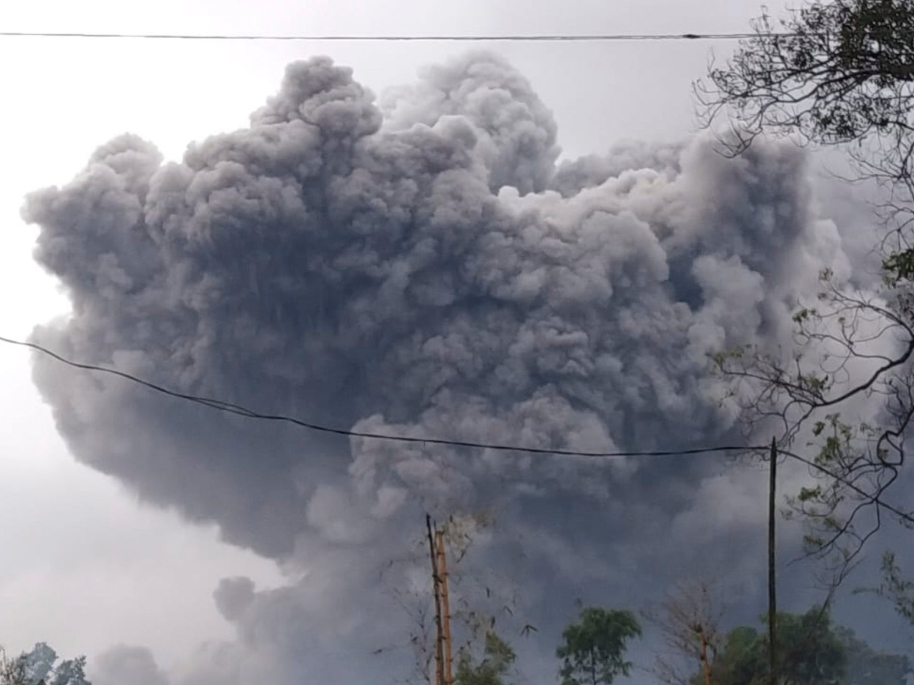 Mount Semeru’s alert status was raised to the country’s third-highest level last year