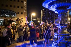 In cold weather, anti-Netanyahu protests continue in Israel