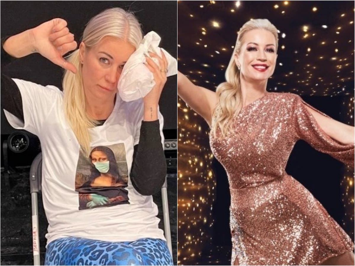 Dancing on Ice: Denise Van Outen may not perform after being sent to hospital with shoulder injury