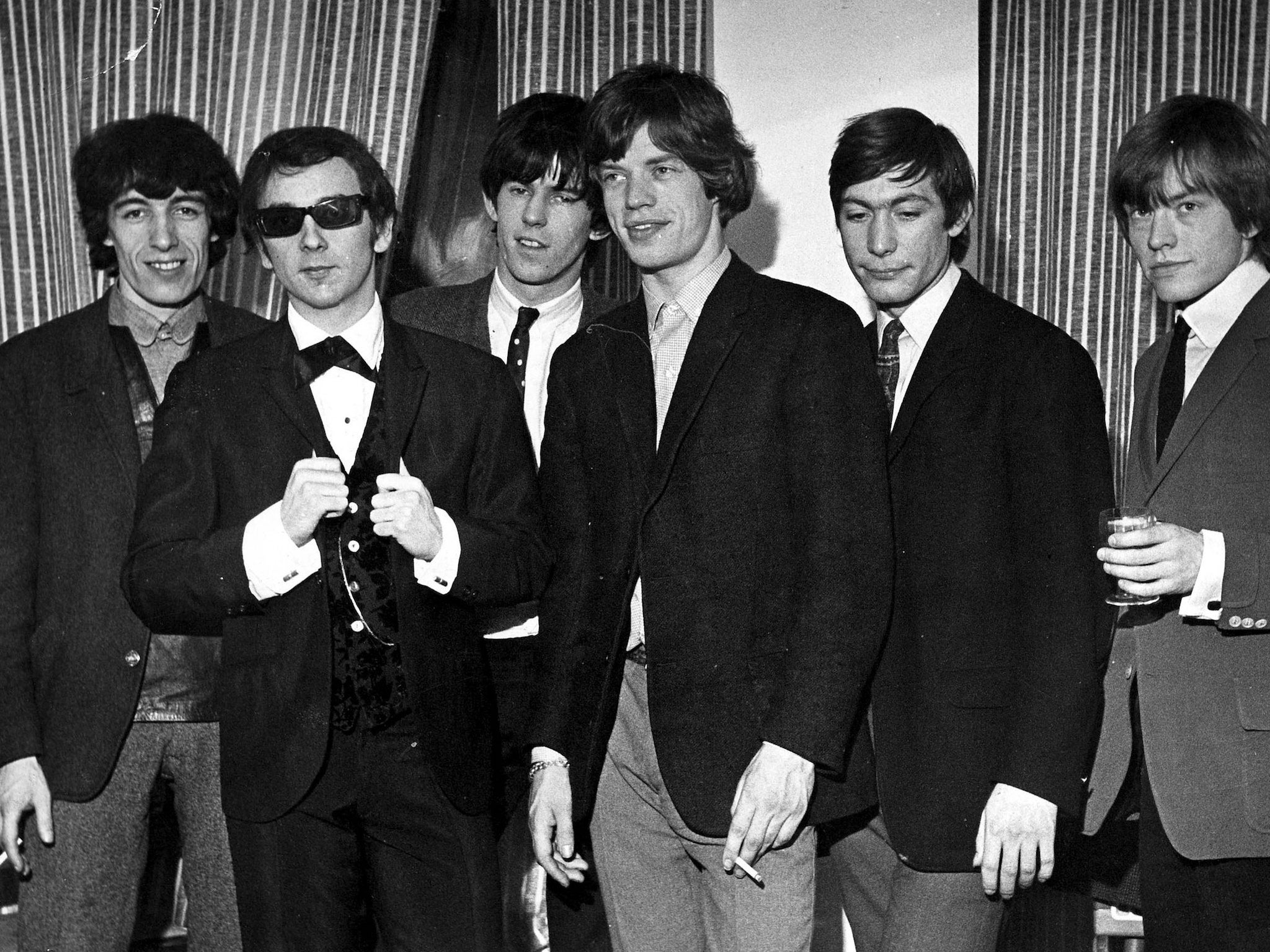 Spector with The Rolling Stones in 1964