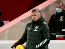 Solskjaer ‘disappointed’ with Man United draw at Liverpool