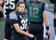 History-making woman kicker invited to Biden inauguration