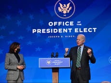 Joe Biden and Dr Jill Biden speak at pre-inauguration concert