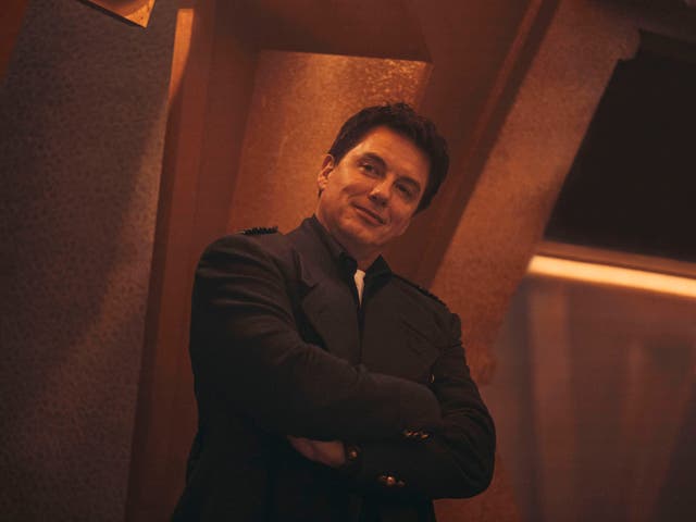 John Barrowman as Captain Jack Harkness in Doctor Who: Revolution of the Daleks