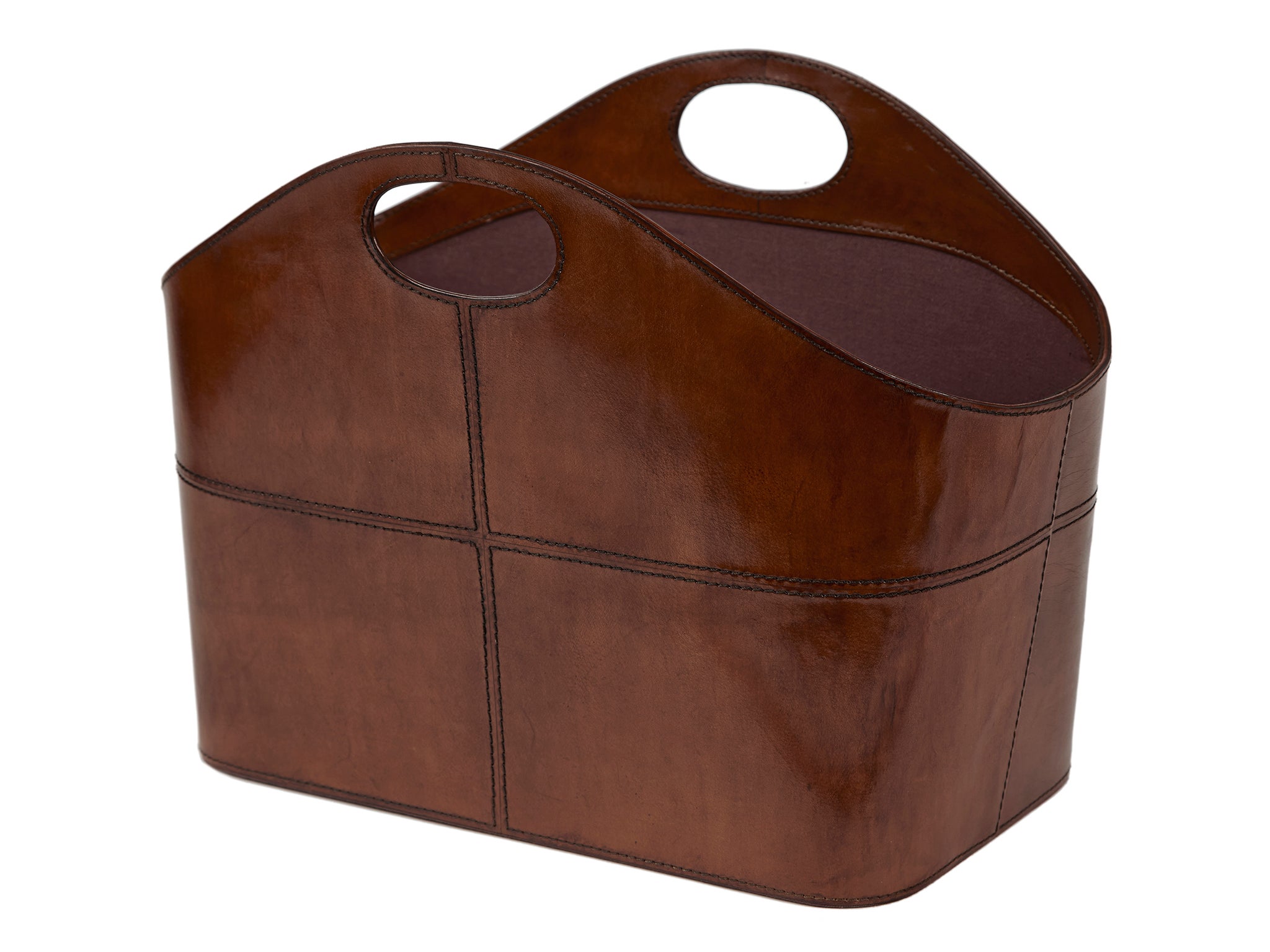 LIFE of RILEY Curved Leather Storage Basket - Hi Res.jpg