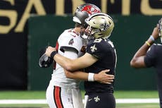 Tom Brady throws pass to Drew Brees’ son in touching postgame moment