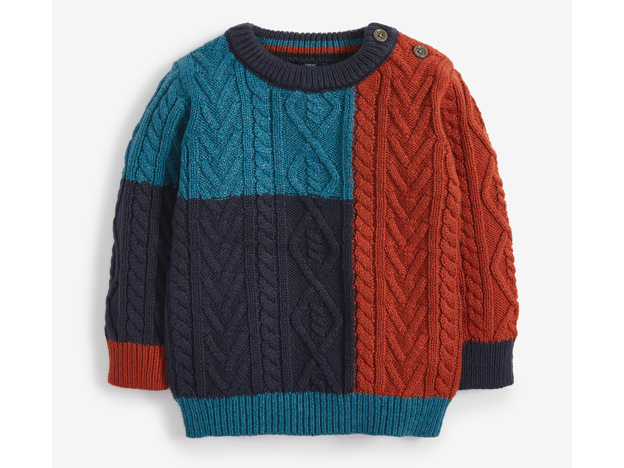 Cable Knit Crew Jumper, IndyBest, Next.png