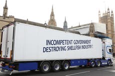 Seafood Brexit protesters fined for breaching Covid rules