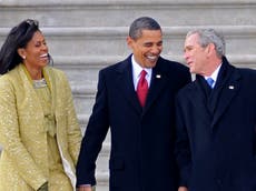 Barack, Bill and Dubya: How Democrats came to embrace George W Bush 