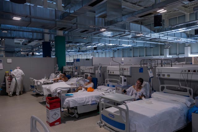 Spain Virus Outbreak Pandemic Hospital