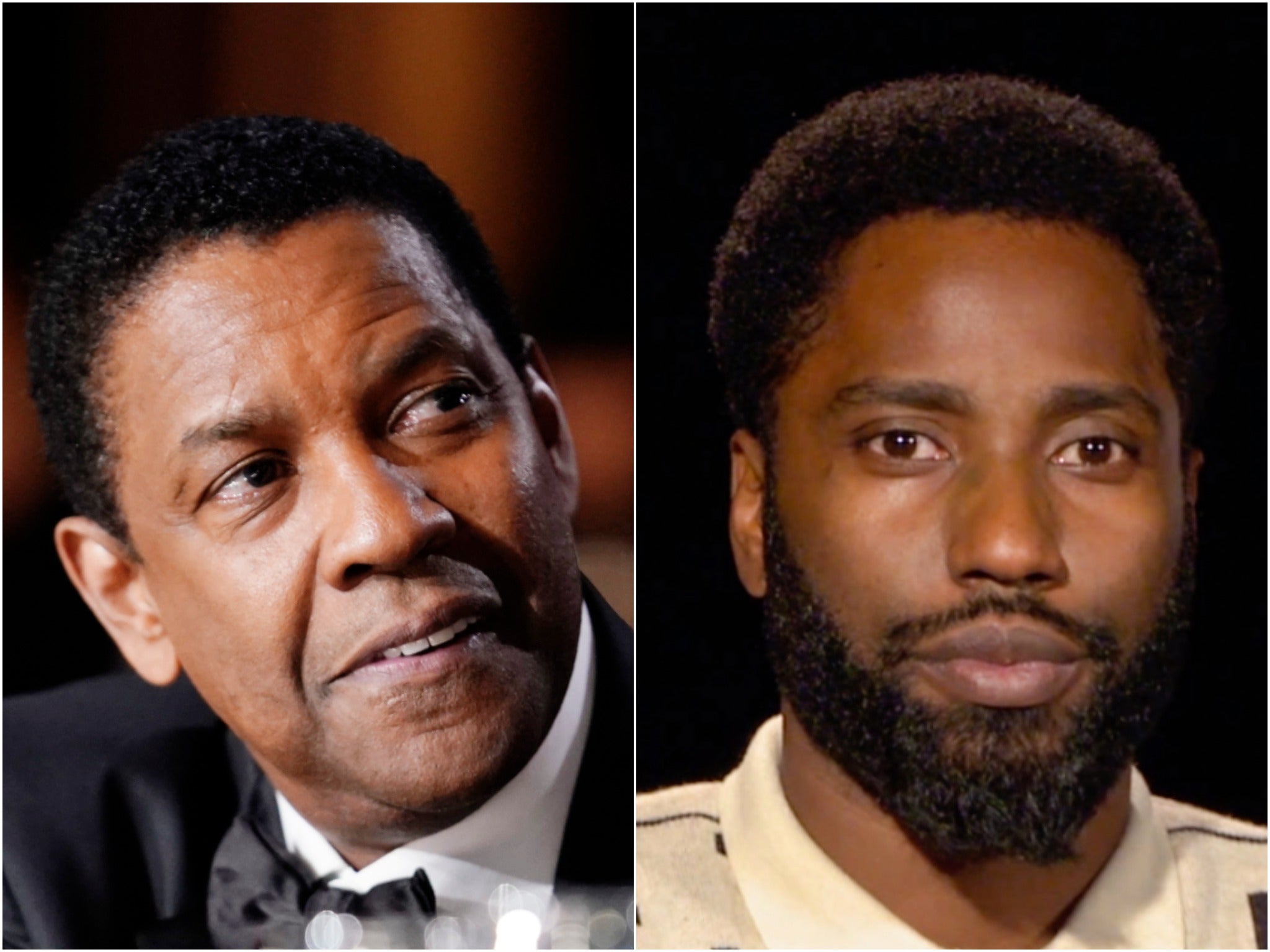 Denzel Washington and his son, actor John David Washington