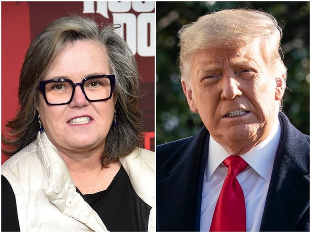 Rosie O’Donnell and Donald Trump
