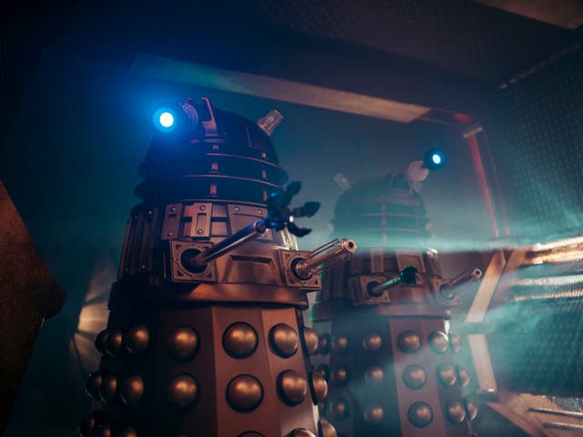 Daleks, as they appeared in the recent Doctor Who festive special