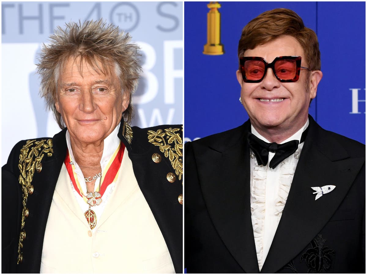 Rod Stewart says feud with Elton John has come to an end after ...