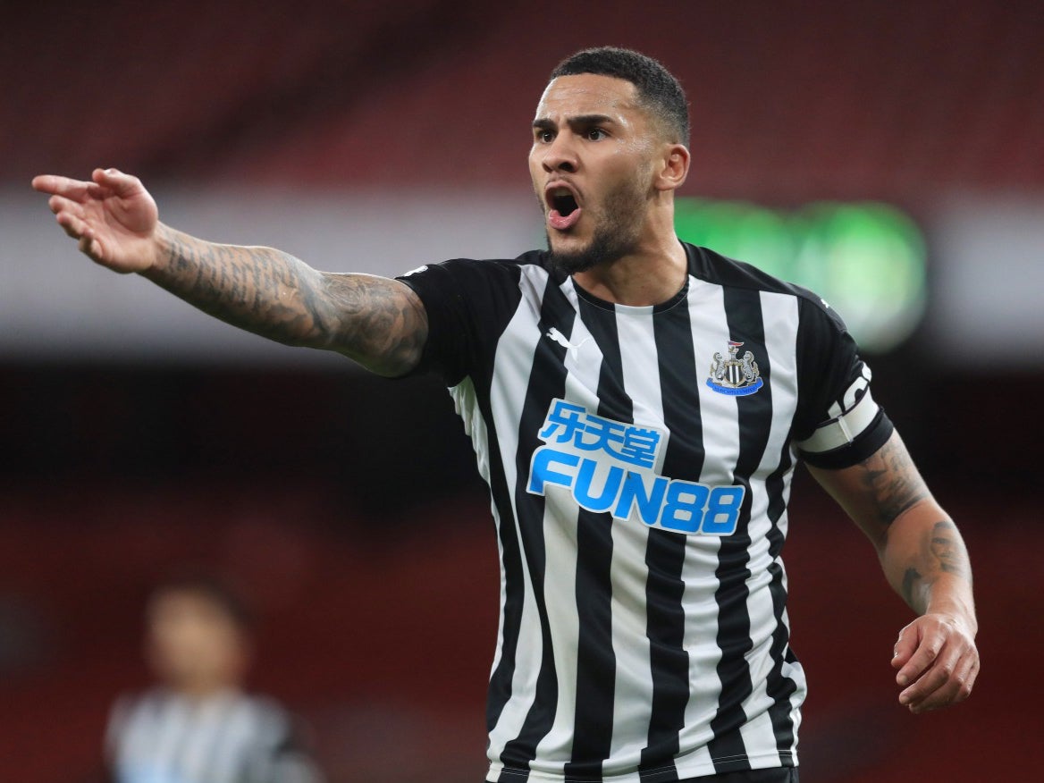 Newcastle captain Jamaal Lacelles