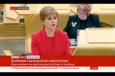 Scottish Covid lockdown extended until at least mid-February