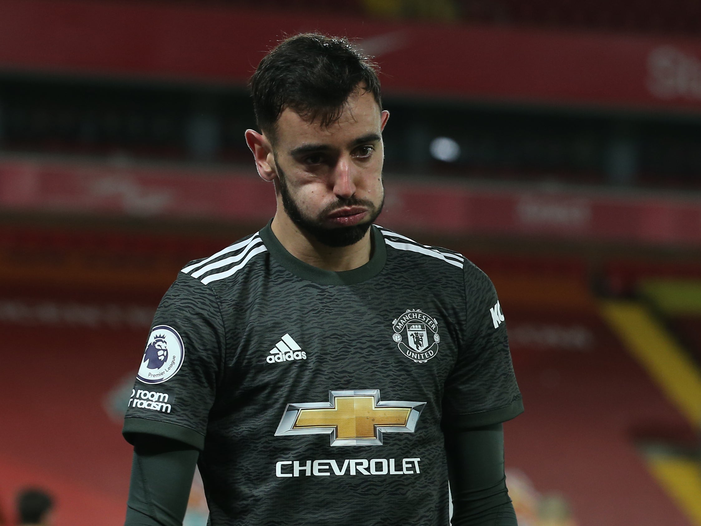 Manchester United playmaker Bruno Fernandes