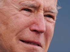 Biden cries in emotional speech before heading to Washington DC