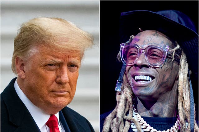 Trump and Lil Wayne