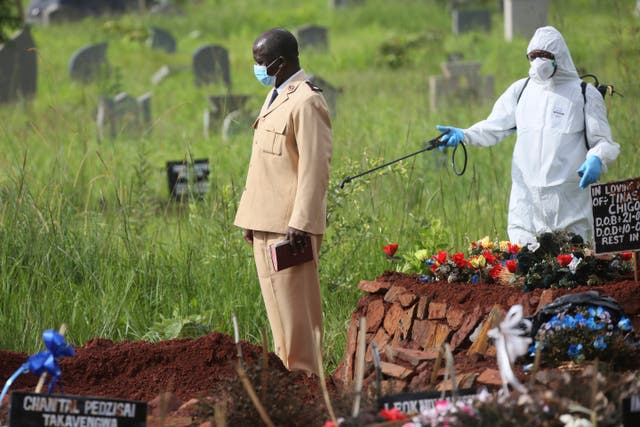 Zimbabwe Virus Outbreak Funerals