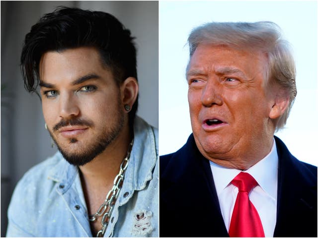 Adam Lambert and Donald Trump