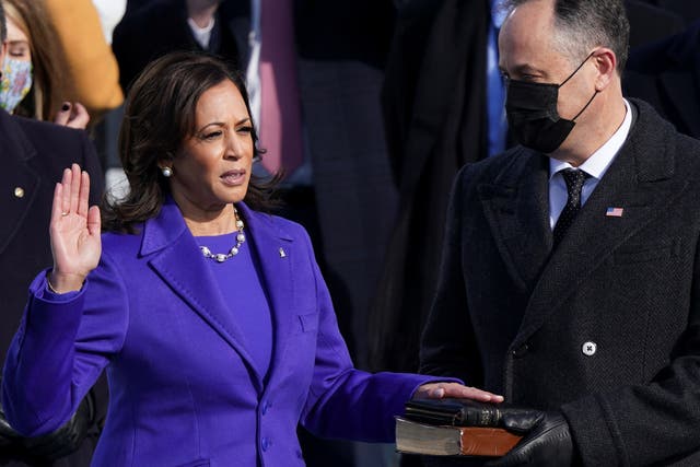 <p>The inauguration of Kamala Harris as vice-president of the United States was an historic moment</p>