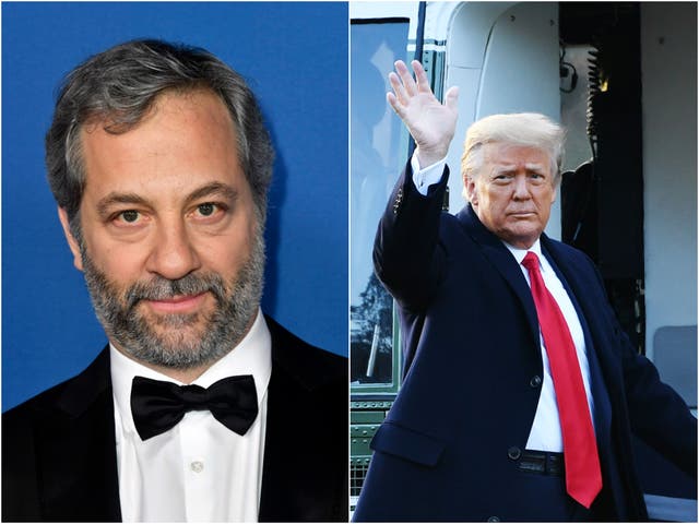 Trump and filmmaker Judd Apatow