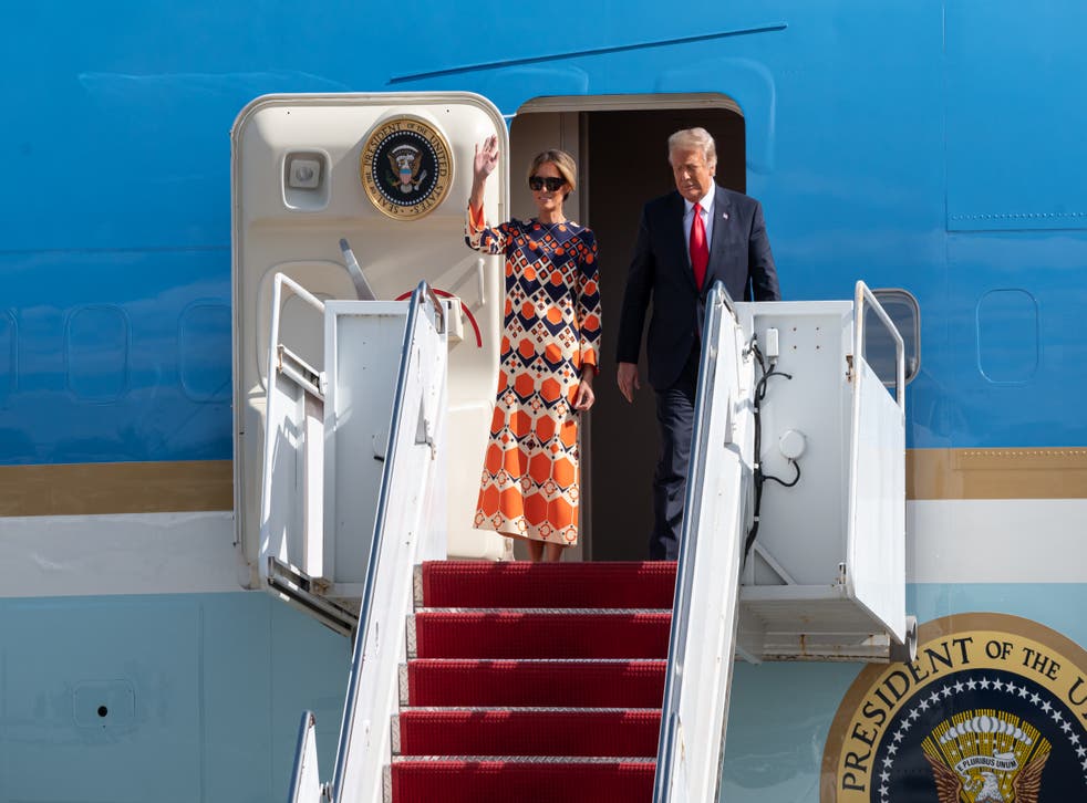 <p>Donald Trump and Melania Trump have been staying at their Mar-a-Lago residence from 20 January</p>