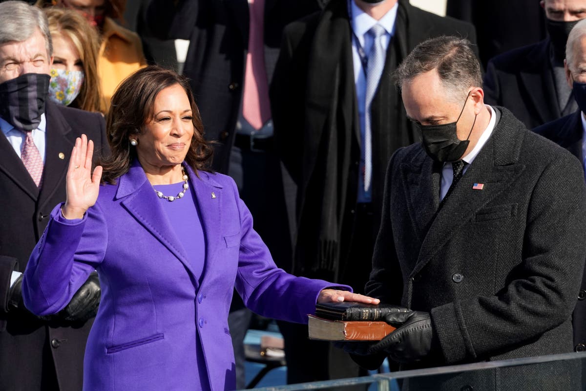 Why so many women including Michelle Obama wore purple to inauguration ceremony