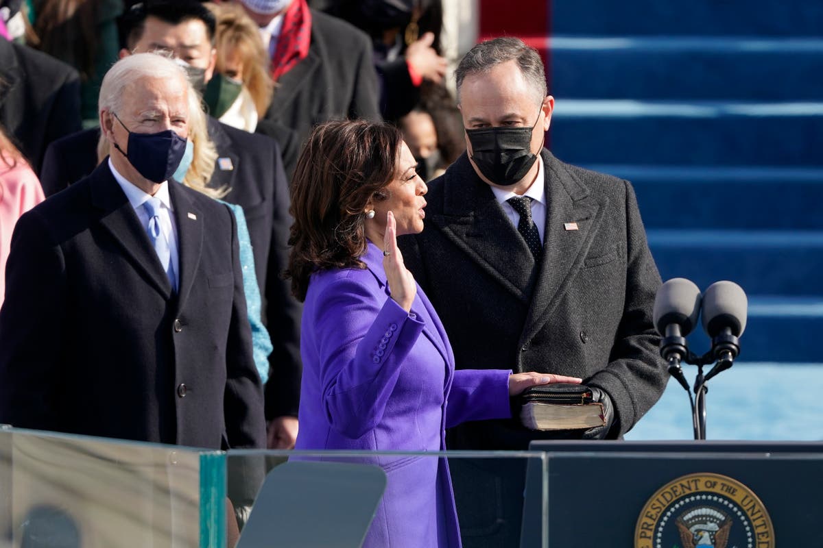 Inauguration fashion: Purple, pearls, American designers