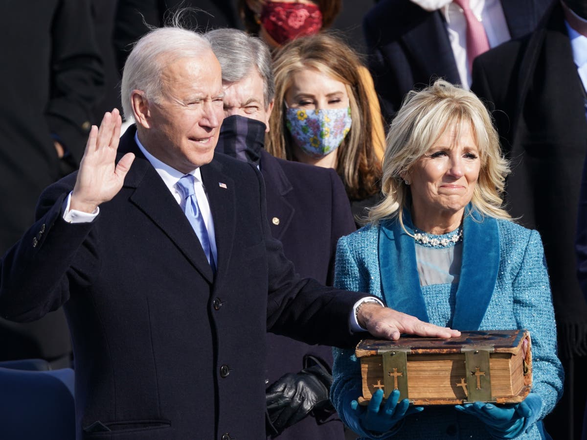 Inauguration Day: The defining images as Joe Biden becomes US president