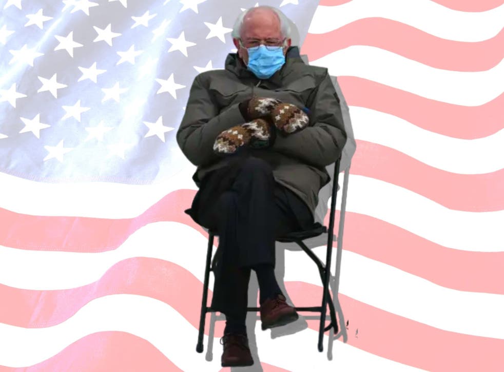 Bernie Meme Folding Chair