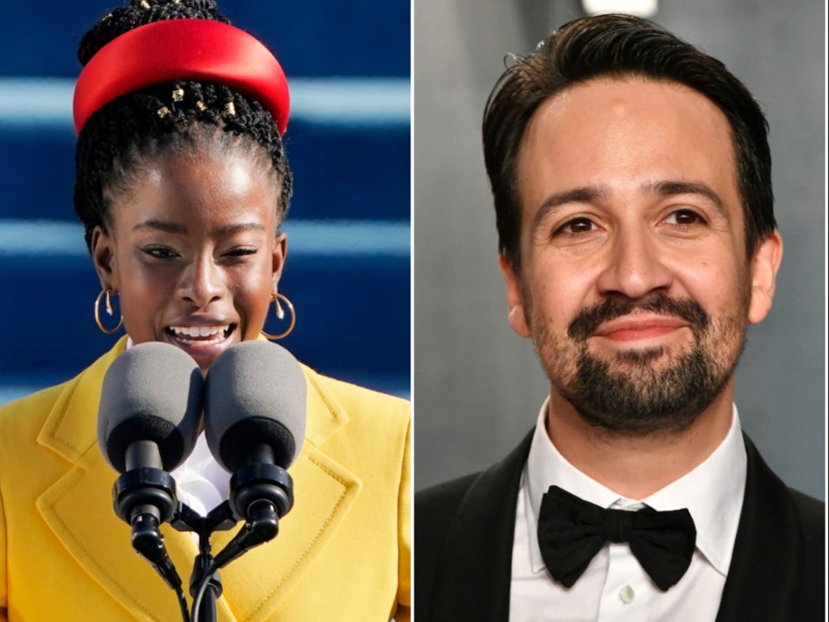 Inaugural poet Amanda Gorman reveals secret Hamilton references in Twitter exchange with Lin-Manuel Miranda