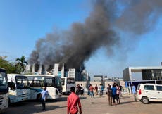 Fire hits building at world’s largest vaccine maker in India