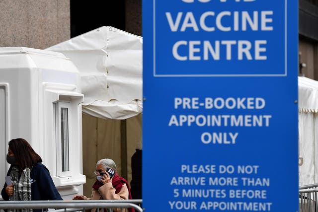 <p>Just 57 per cent of Bame respondents to the Royal Society for Public Health survey in December said they were likely to accept the vaccine</p>