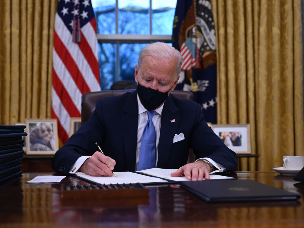 US is back in Paris Accords as Biden signs wave of climate executive orders during first hours of office