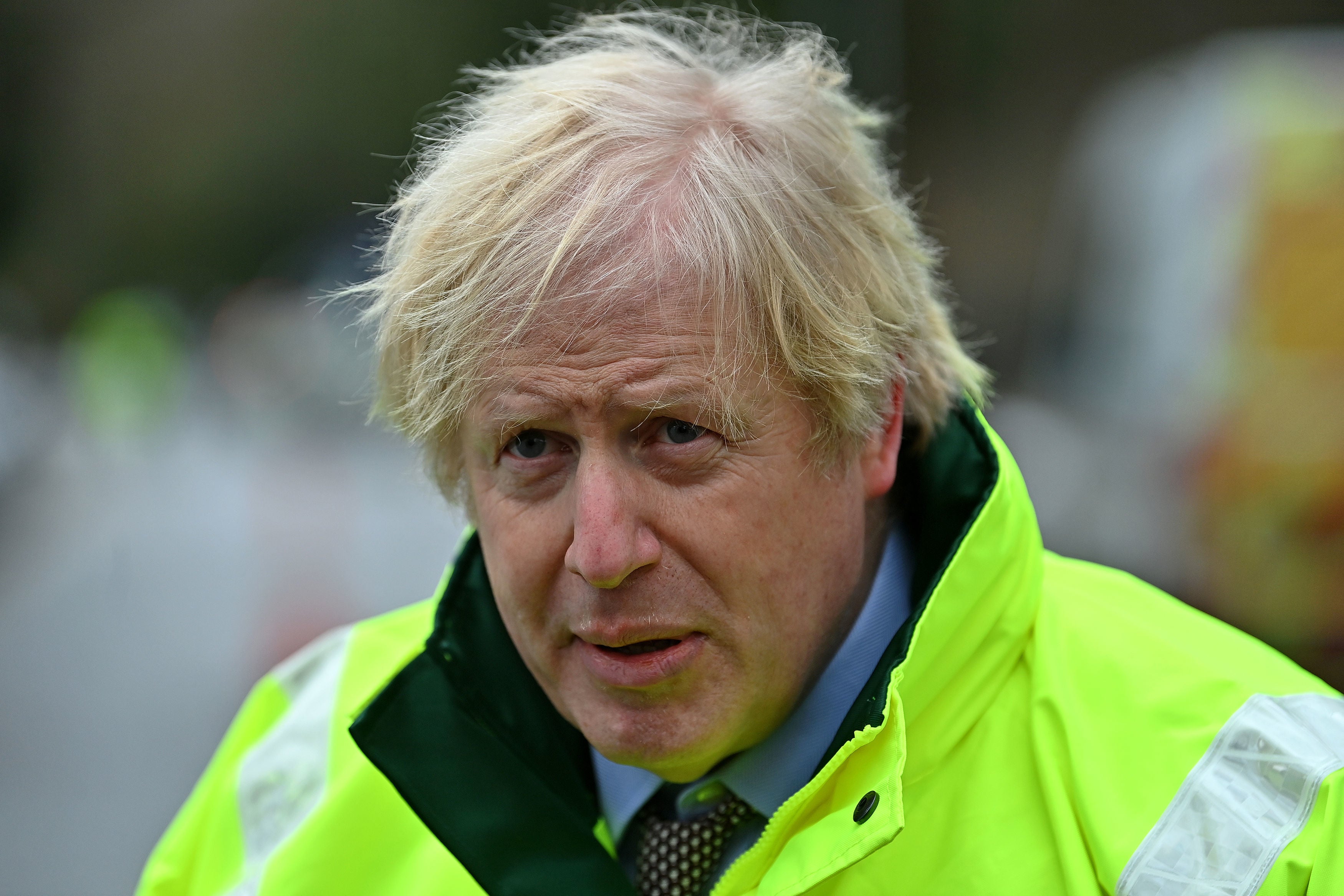 A Tory politician in workers’ hi-vis is now traditional for photo-ops