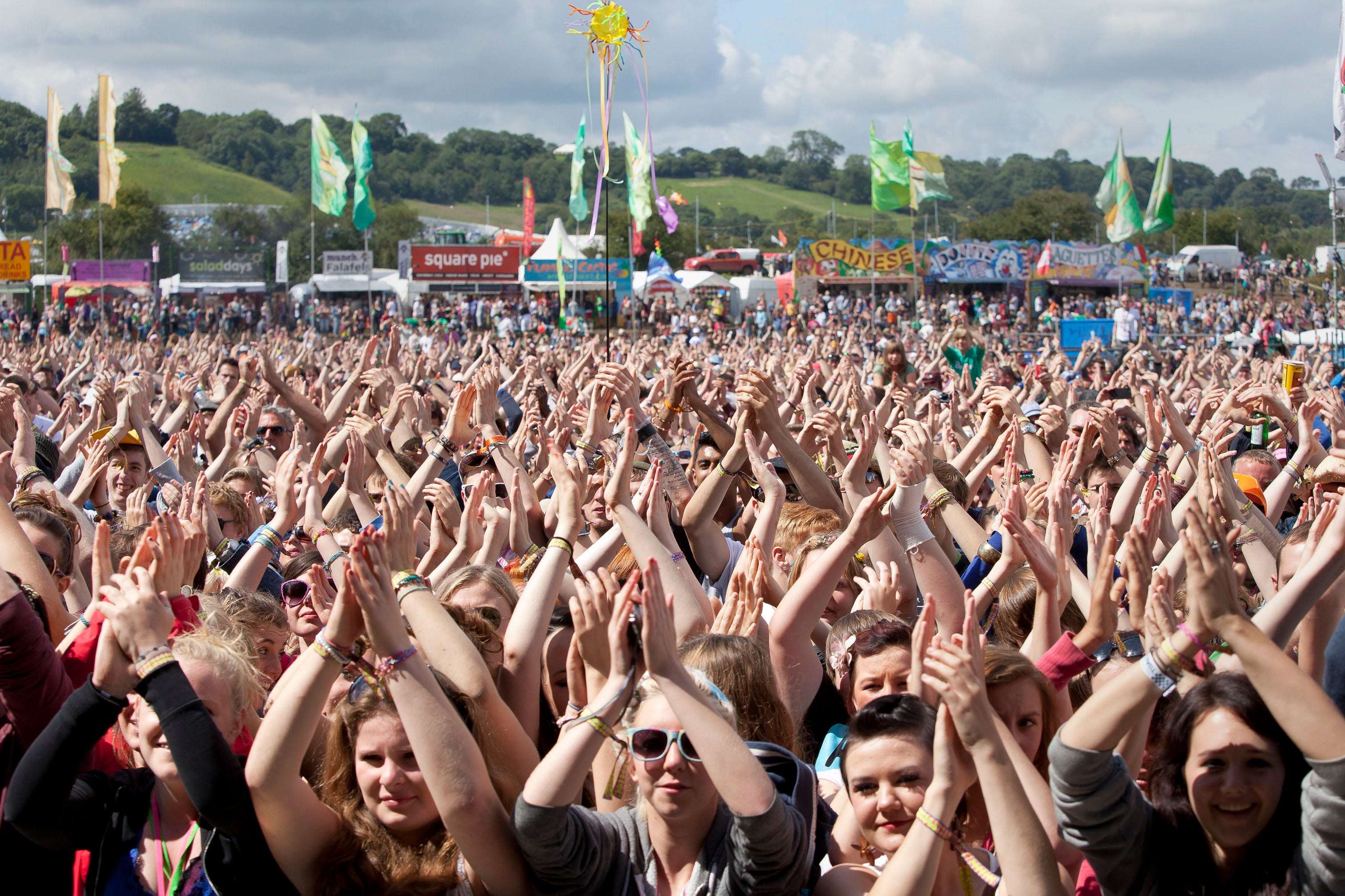 Virus Outbreak Glastonbury