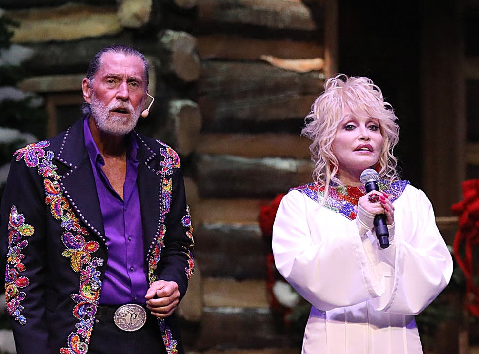 Randy and Dolly Parton in 2018