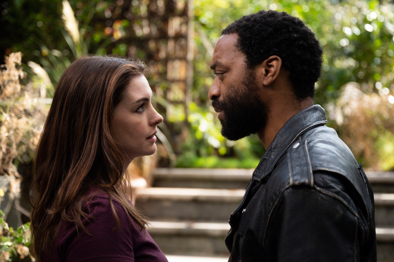 Anne Hathaway and Chiwetel Ejiofor play a recently separated couple trapped at home in ‘Locked Down’