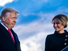 Videos and photos show Melania is delighted to be out of White House