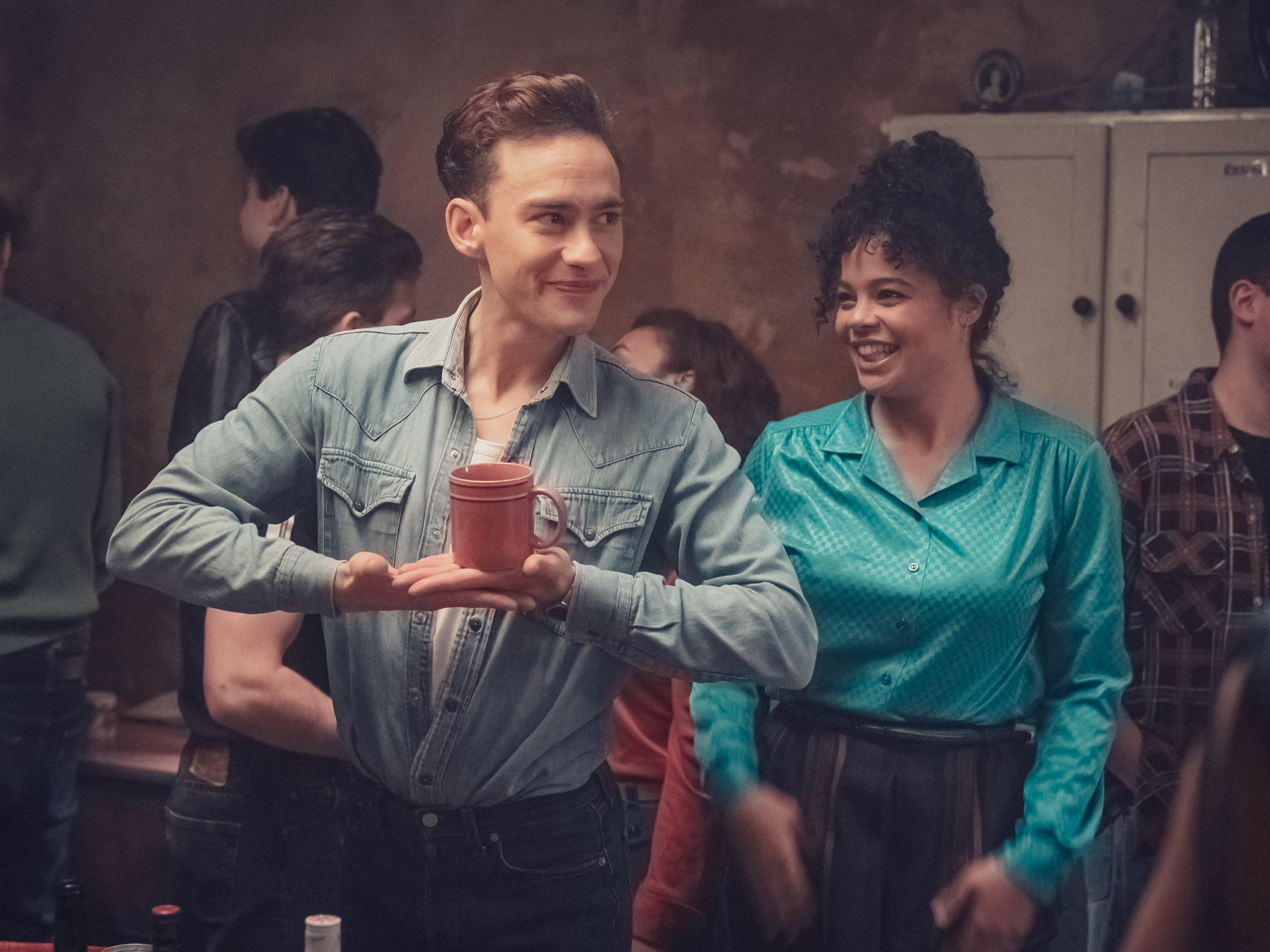 Ritchie (Olly Alexander) and Jill (Lydia West) in ‘It’s a Sin’