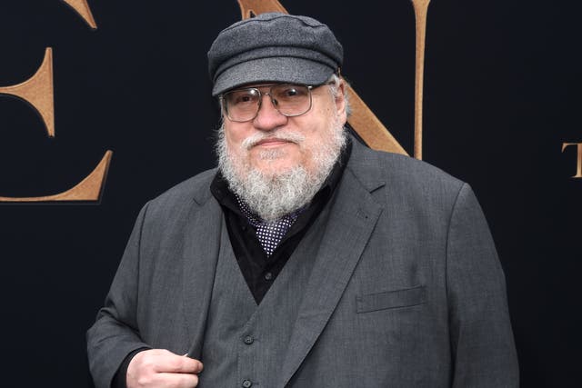 <p>File image: George R R Martin arrives at the LA premiere of the film ‘Tolkien’</p>
