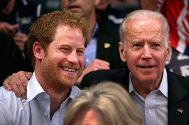 Royal fans amused after spotting photo of Prince Harry during Joe Biden’s inauguration