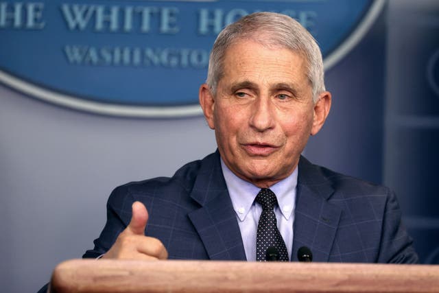 Dr Anthony Fauci said on Thursday it is ‘liberating’ to work for Biden instead of Trump.