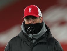 Klopp labels Liverpool’s loss to Burnley ‘a massive punch in the face’