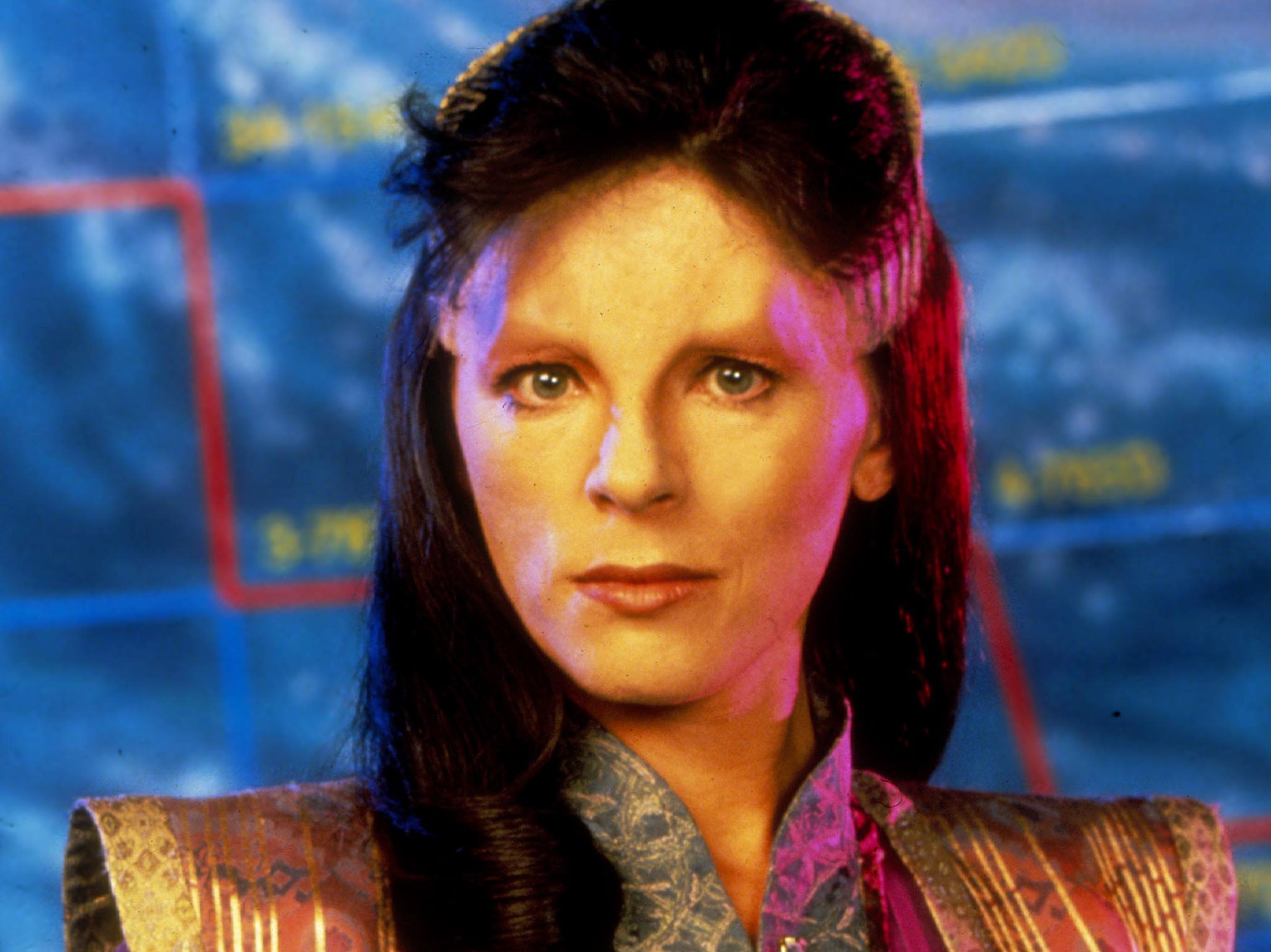 Furlan as the alien ambassador Delenn in Babylon 5