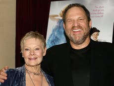 Judi Dench says Harvey Weinstein ‘was always charming’ with her