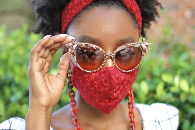 <p>Face masks can look cool, according to Lele Sadoughi</p>