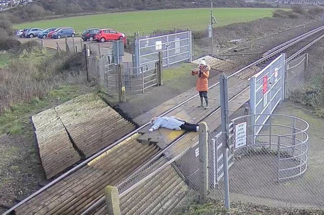 <p>Trains pass through the crossing at 70mph</p>